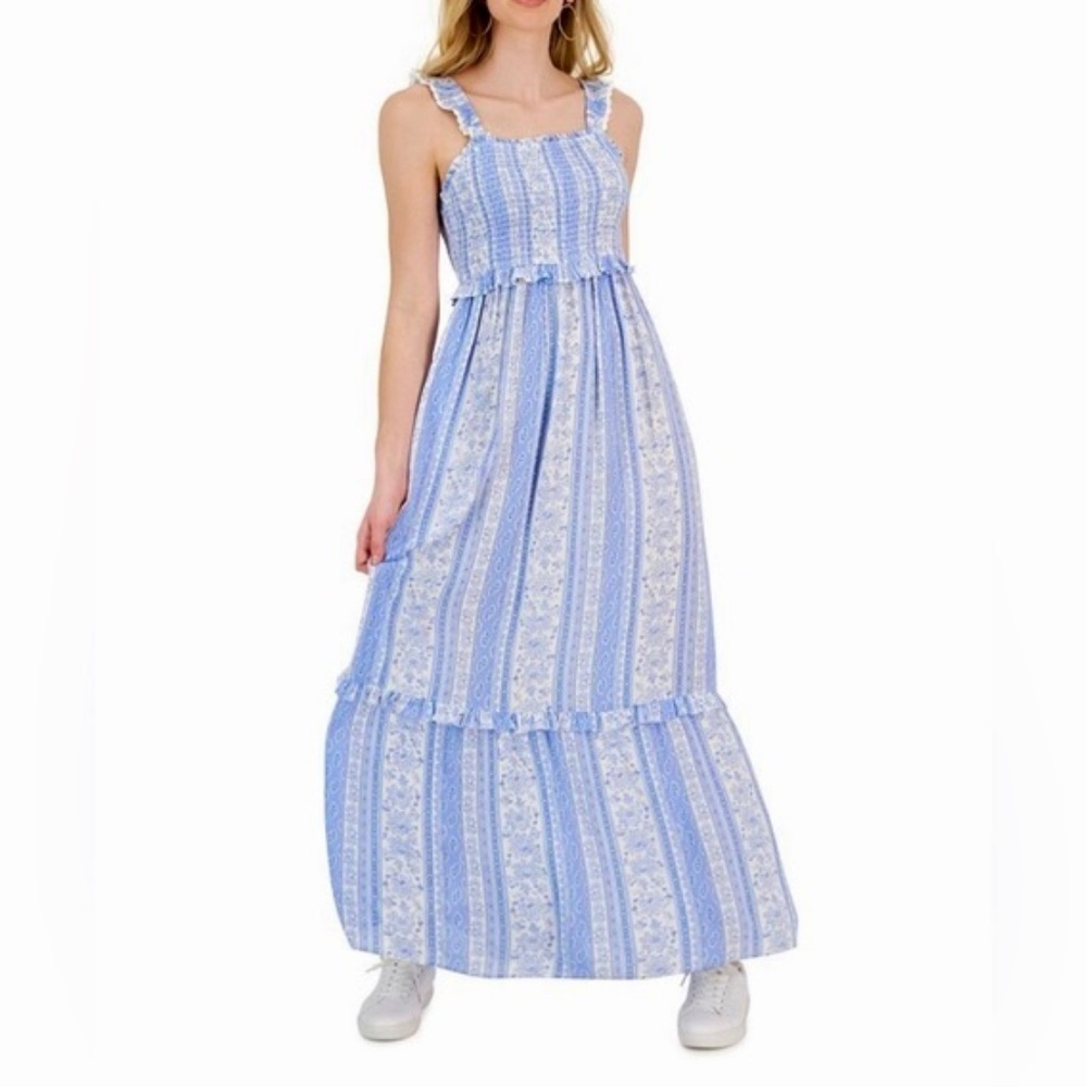 Hippie Rose NWT Smocked Spring Maxi Dress (M)
